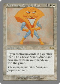 The Cheese Stands Alone - Unglued (UGL) #2 - Rare Magic: The Gathering Trading Card