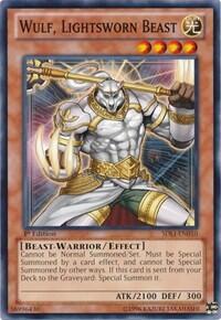 Wulf, Lightsworn Beast - Structure Deck: Realm of Light (SDLI) #SDLI-EN010 - Common / Short Print YuGiOh Trading Card