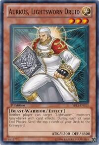 Aurkus, Lightsworn Druid - Structure Deck: Realm of Light (SDLI) #SDLI-EN013 - Common / Short Print YuGiOh Trading Card