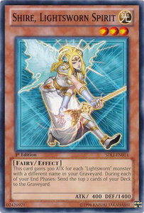 Shire, Lightsworn Spirit - Structure Deck: Realm of Light (SDLI) #SDLI-EN014 - Common / Short Print YuGiOh Trading Card