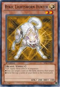 Ryko, Lightsworn Hunter - Structure Deck: Realm of Light YuGiOh trading card