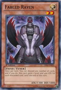Fabled Raven trading card from Structure Deck: Realm of Light Fabled Raven - Structure Deck: Realm of Light YuGiOh trading card