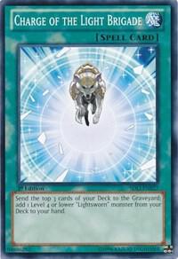 Charge of the Light Brigade trading card from Structure Deck: Realm of Light Charge of the Light Brigade - Structure Deck: Realm of Light YuGiOh trading card