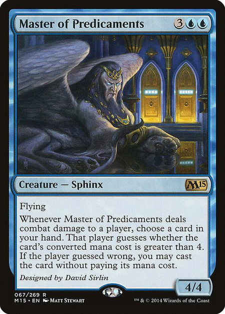 Master of Predicaments - Magic 2015 (M15) Magic: The Gathering trading card