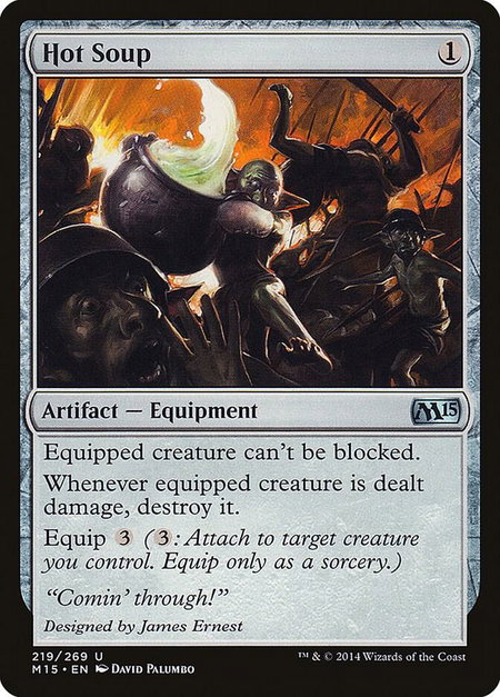 Hot Soup - Magic 2015 (M15) Magic: The Gathering trading card