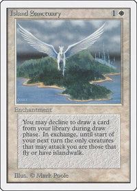 Island Sanctuary - Unlimited Edition (2ED) #26 - Rare Magic: The Gathering Trading Card