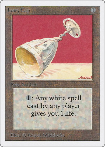 Ivory Cup - Unlimited Edition Magic: The Gathering trading card