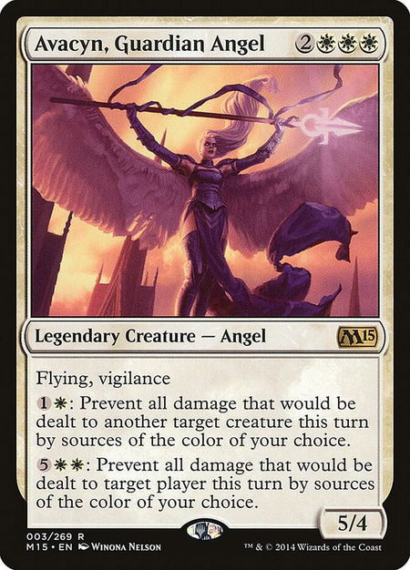 Avacyn, Guardian Angel - Magic 2015 (M15) Magic: The Gathering trading card