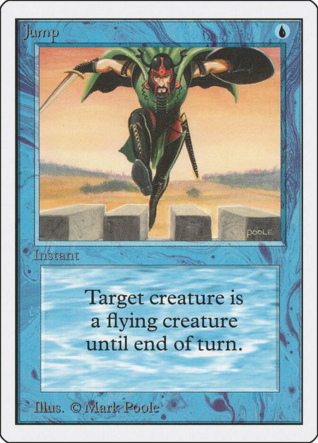 Jump - Unlimited Edition Magic: The Gathering trading card