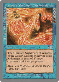 The Ultimate Nightmare of Wizards of the Coast Customer Service - Unglued (UGL) #53 - Uncommon Magic: The Gathering Trading Card