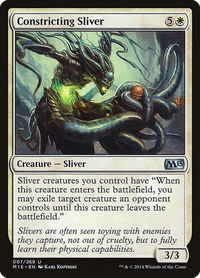 Constricting Sliver - Magic 2015 (M15) (M15) #7 - Uncommon Magic: The Gathering Trading Card