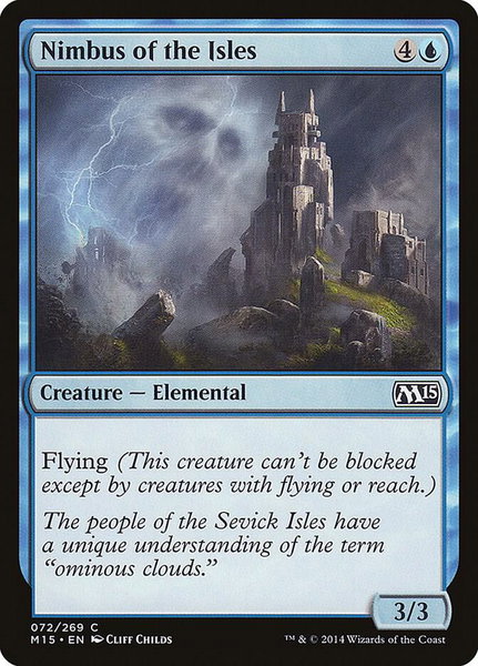 Nimbus of the Isles trading card from Magic 2015 (M15) Nimbus of the Isles - Magic 2015 (M15) Magic: The Gathering trading card