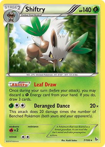 Shiftry - XY - Flashfire (FLF) #7/106 - Holo Rare Pokémon Trading Card