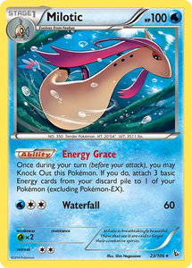Milotic - XY - Flashfire (FLF) #23/106 - Holo Rare Pokémon Trading Card