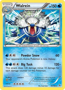 Walrein - XY - Flashfire (FLF) #26/106 - Rare Pokémon Trading Card
