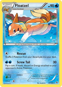 Floatzel - XY - Flashfire (FLF) #29/106 - Rare Pokémon Trading Card