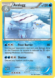 Avalugg - XY - Flashfire (FLF) #31/106 - Uncommon Pokémon Trading Card