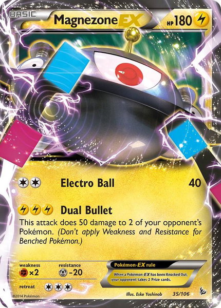 Magnezone EX - XY - Flashfire Pokémon trading card