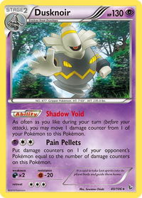 Dusknoir - XY - Flashfire (FLF) #40/106 - Holo Rare Pokémon Trading Card