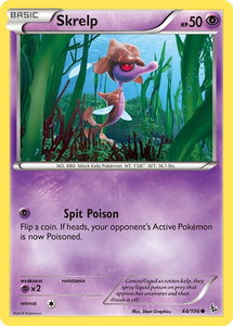 Skrelp - XY - Flashfire (FLF) #44/106 - Common Pokémon Trading Card