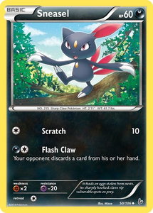 Sneasel (50) - XY - Flashfire (FLF) #50/106 - Uncommon Pokémon Trading Card