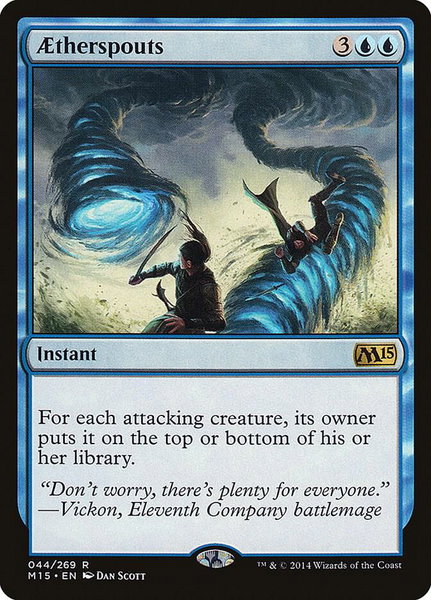 Aetherspouts - Magic 2015 (M15) Magic: The Gathering trading card