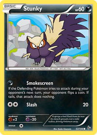 Stunky (53) - XY - Flashfire (FLF) #53/106 - Common Pokémon Trading Card