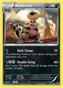 Krokorok - XY - Flashfire (FLF) #57/106 - Uncommon Pokémon Trading Card