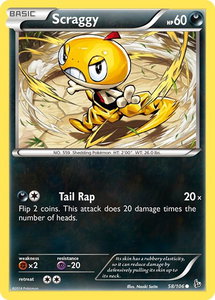 Scraggy - XY - Flashfire (FLF) #58/106 - Common Pokémon Trading Card