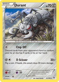Durant - XY - Flashfire (FLF) #61/106 - Rare Pokémon Trading Card