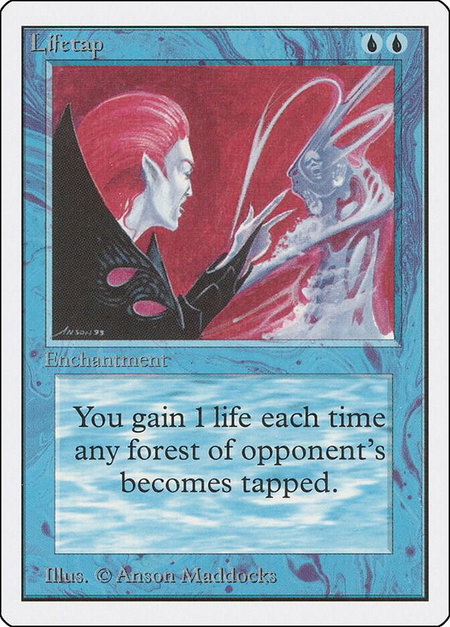 Lifetap - Unlimited Edition Magic: The Gathering trading card