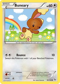 Buneary - XY - Flashfire (FLF) #84/106 - Common Pokémon Trading Card