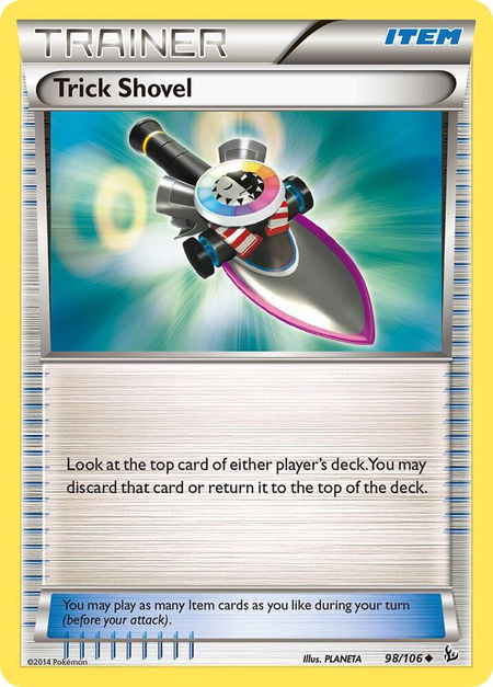 Trick Shovel - XY - Flashfire Pokémon trading card