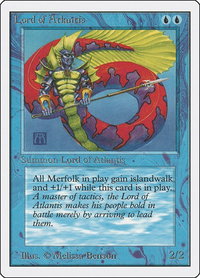 Lord of Atlantis - Unlimited Edition (2ED) #63 - Rare Magic: The Gathering Trading Card