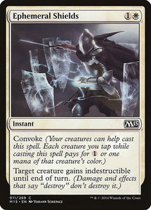 Ephemeral Shields - Magic 2015 (M15) (M15) #11 - Common Magic: The Gathering Trading Card