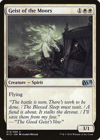 Geist of the Moors - Magic 2015 (M15) (M15) #13 - Uncommon Magic: The Gathering Trading Card