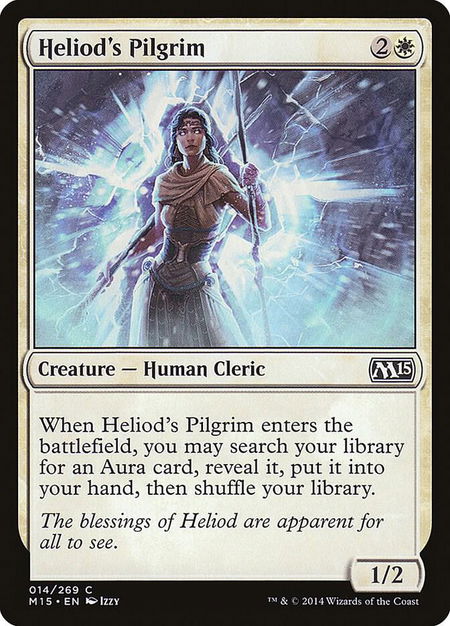 Heliod's Pilgrim - Magic 2015 (M15) Magic: The Gathering trading card