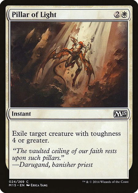 Pillar of Light - Magic 2015 (M15) Magic: The Gathering trading card