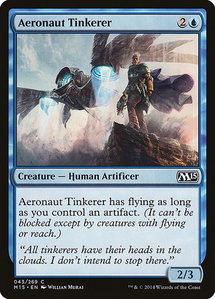 Aeronaut Tinkerer - Magic 2015 (M15) (M15) #43 - Common Magic: The Gathering Trading Card