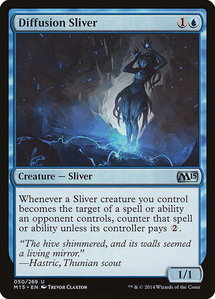 Diffusion Sliver - Magic 2015 (M15) (M15) #50 - Uncommon Magic: The Gathering Trading Card