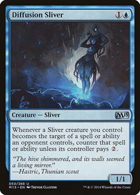 Diffusion Sliver - Magic 2015 (M15) (M15) #50 - Uncommon Magic: The Gathering Trading Card
