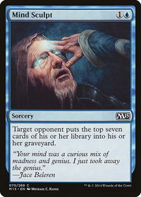 Mind Sculpt - Magic 2015 (M15) (M15) #70 - Common Magic: The Gathering Trading Card