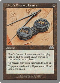 Urza's Contact Lenses - Unglued (UGL) #82 - Uncommon Magic: The Gathering Trading Card