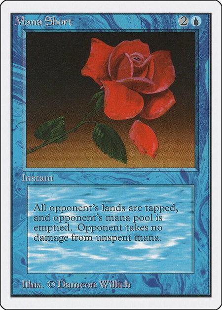 Mana Short - Unlimited Edition Magic: The Gathering trading card