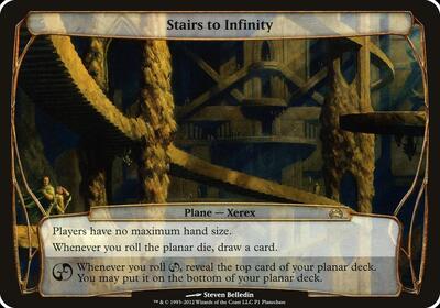 Stairs to Infinity (Release Event Promo) - Oversize Cards (OVER) #P1 - Promo Magic: The Gathering Trading Card