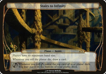 Stairs to Infinity (Release Event Promo) - Oversize Cards Magic: The Gathering trading card