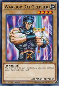 Warrior Dai Grepher - Super Starter: Space-Time Showdown (YS14) #YS14-EN006 - Common / Short Print YuGiOh Trading Card