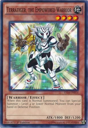 Terratiger, the Empowered Warrior - Super Starter: Space-Time Showdown YuGiOh trading card
