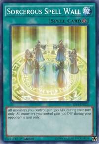 Sorcerous Spell Wall - Super Starter: Space-Time Showdown YuGiOh trading card