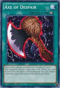Axe of Despair - Super Starter: Space-Time Showdown YuGiOh trading card